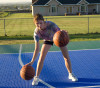 この画像は、サイトの記事「バスケ ドリブル 練習方法　YouTube 無料視聴 動画 お探しの方におすすめ！」のイメージ写真画像として利用しています。